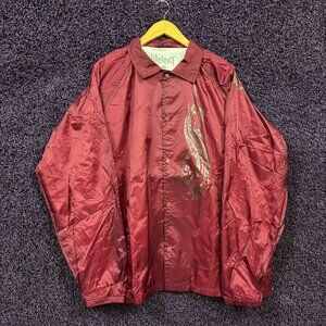 Slipknot Logo Heavy Metal Band Button Up Windbreaker Size XXL
